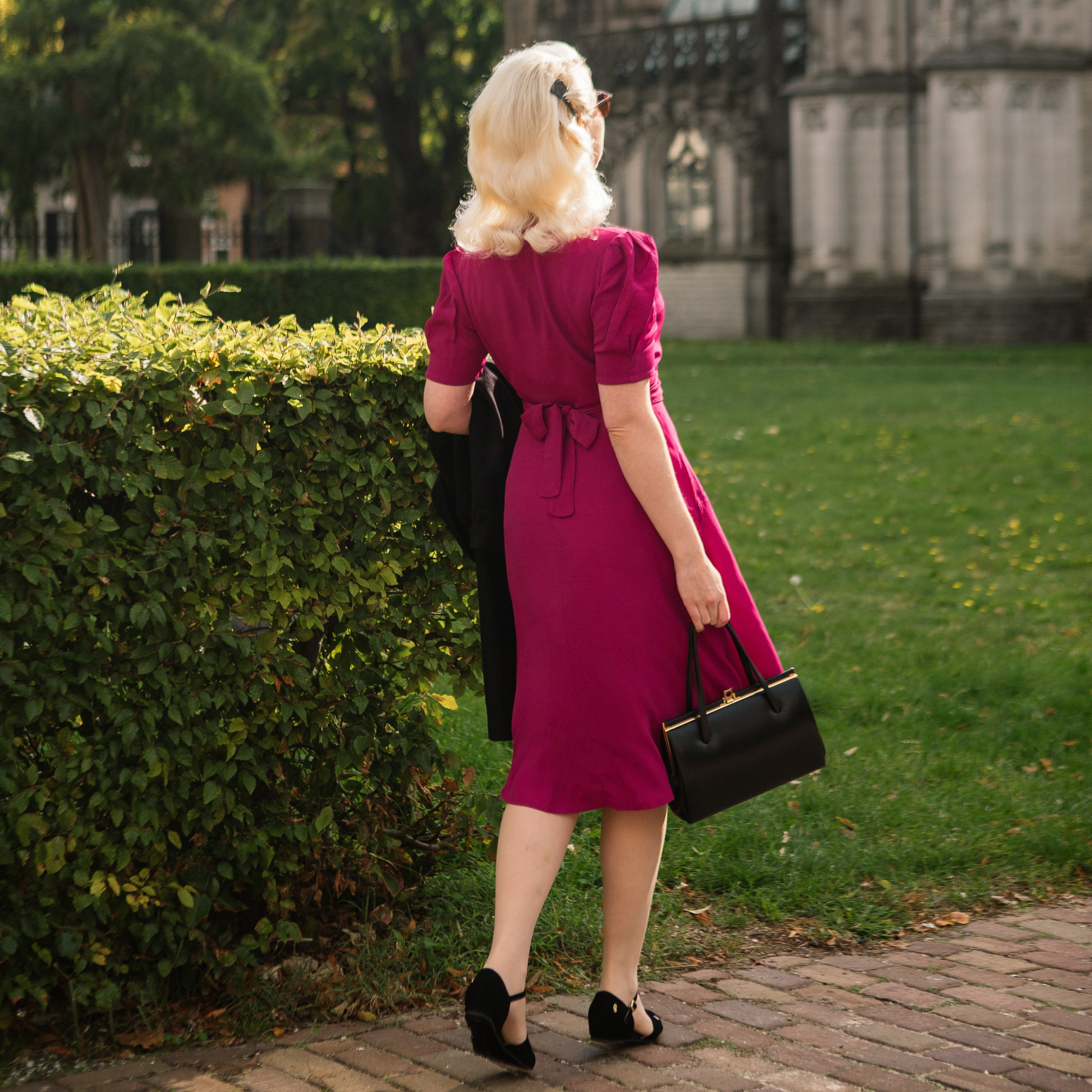 Ruby Dress in Mulberry