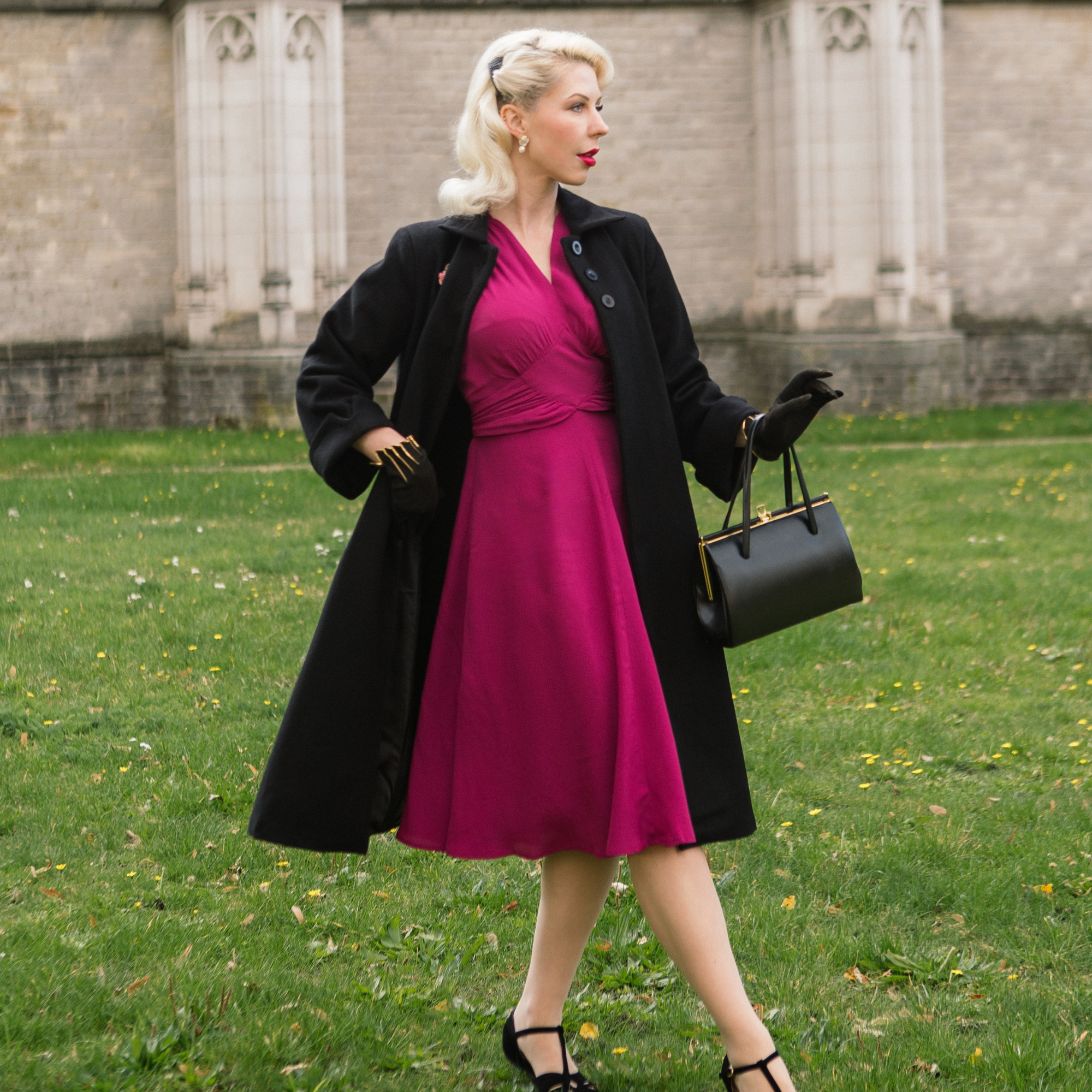 43" Swing Coat in Black