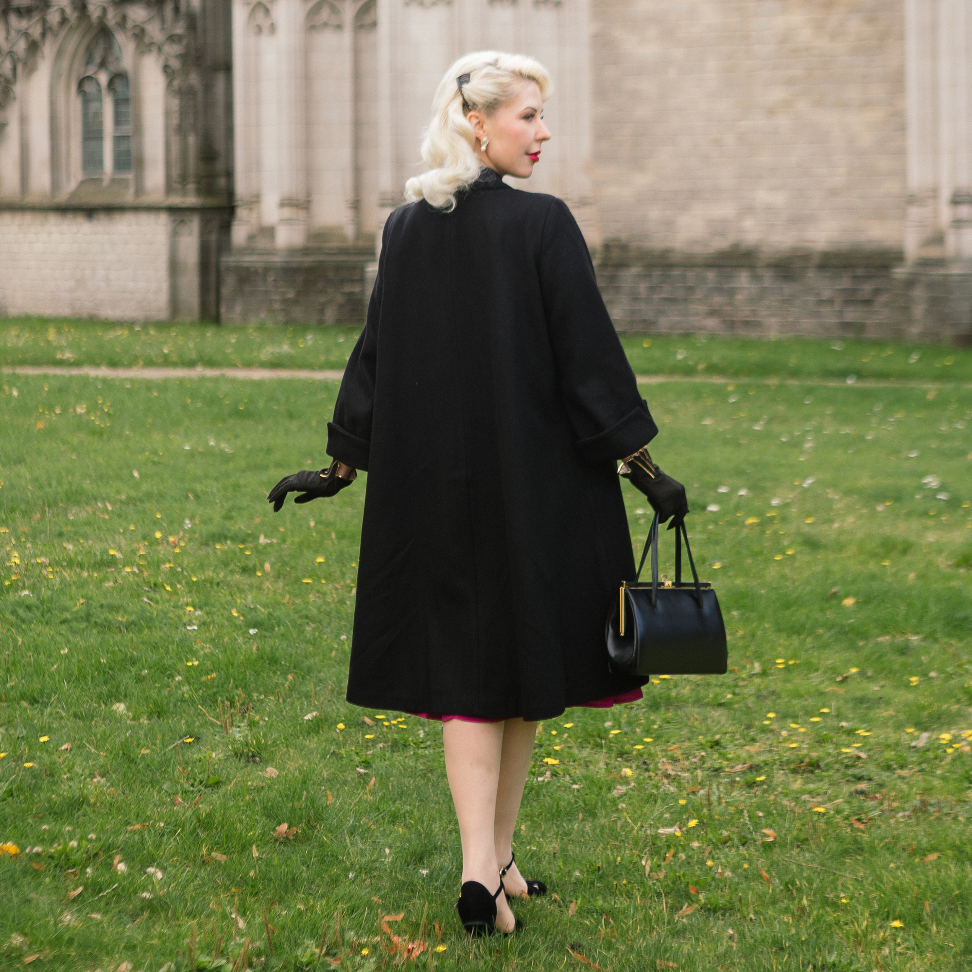 43" Swing Coat in Black