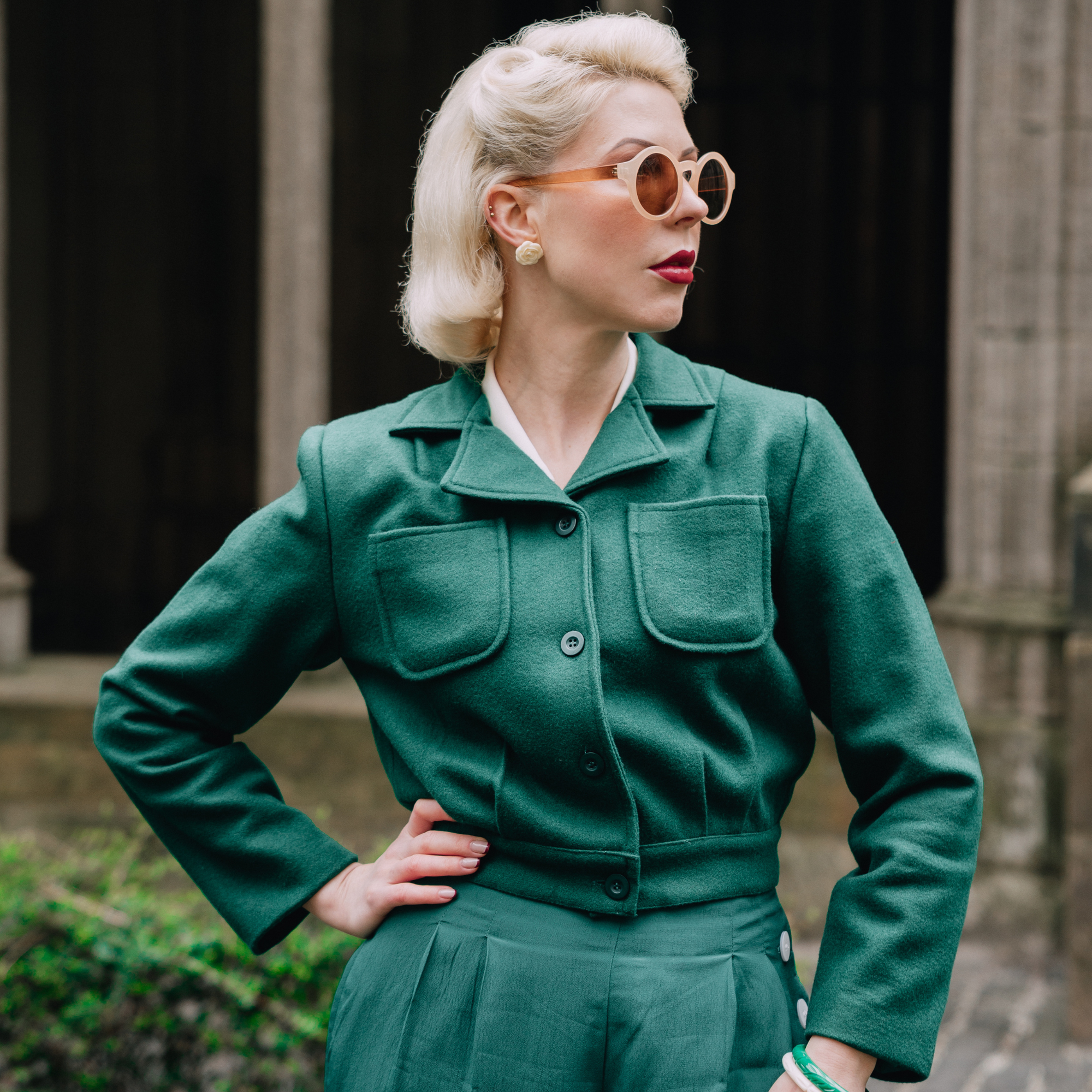 Utility Jacket in Green