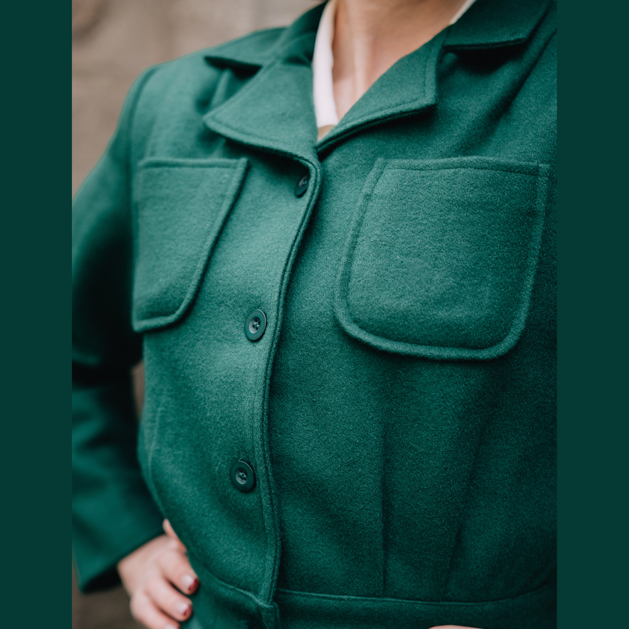Utility Jacket in Green