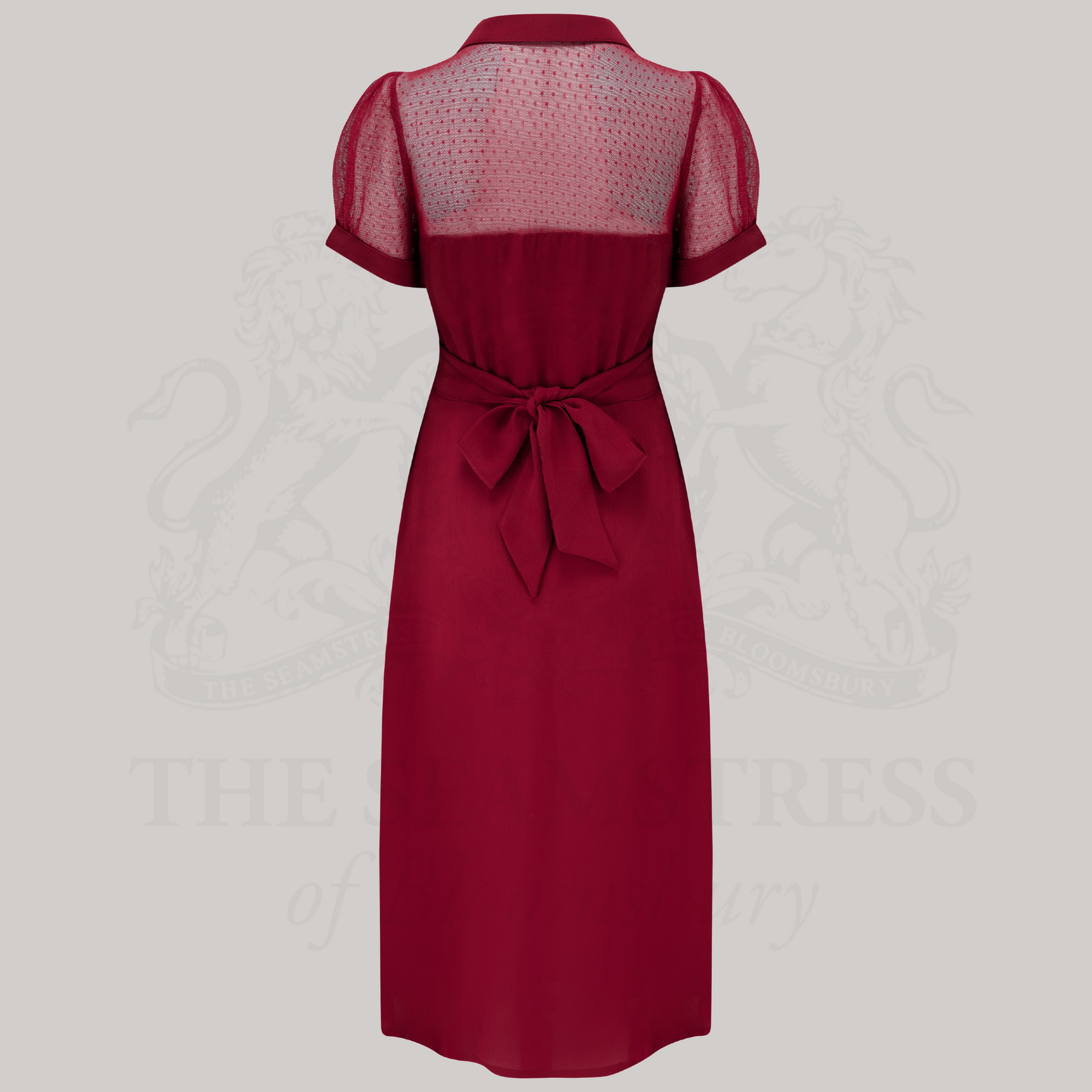 Florance Dress in Windsor Wine