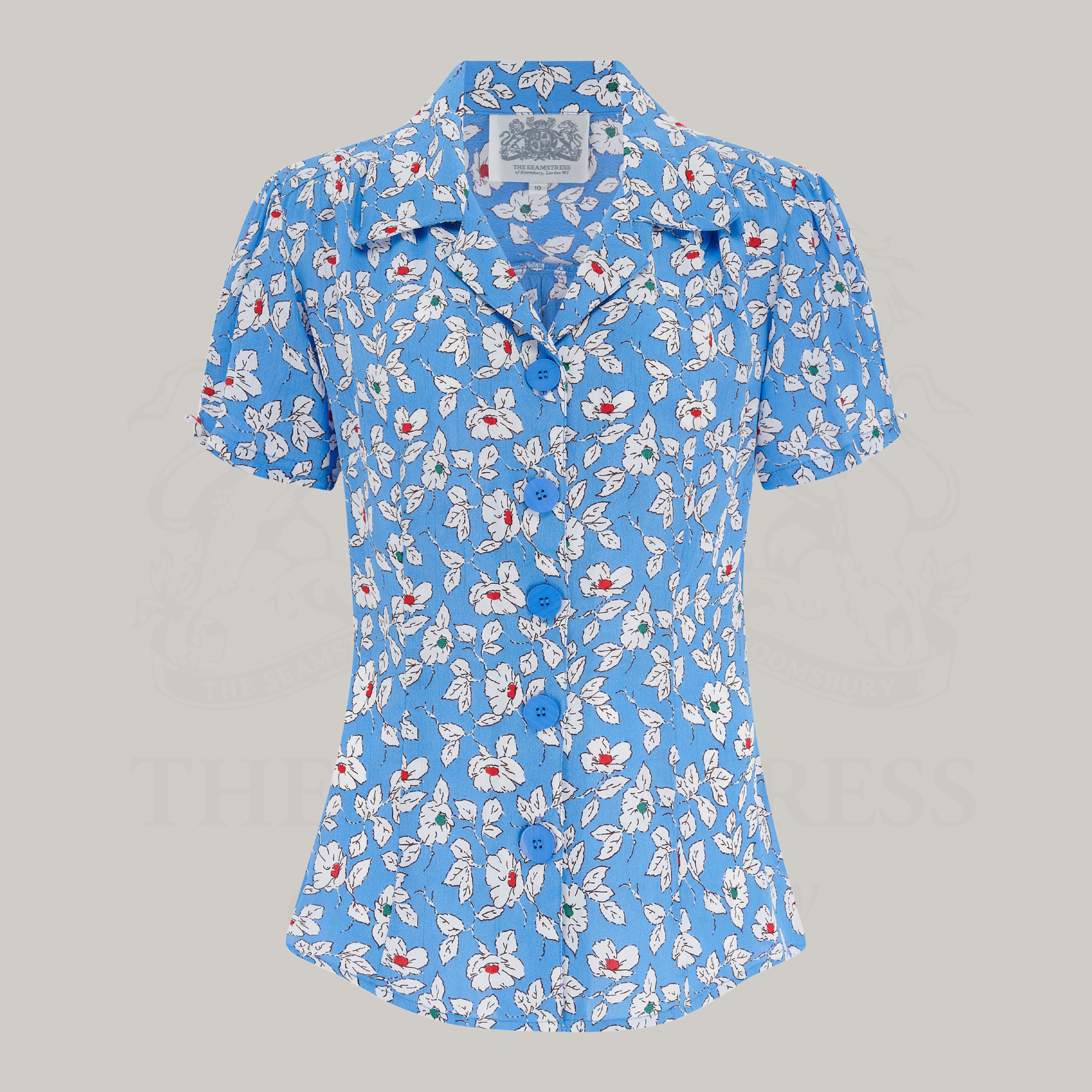 Grace Blouse in Palace Pansy