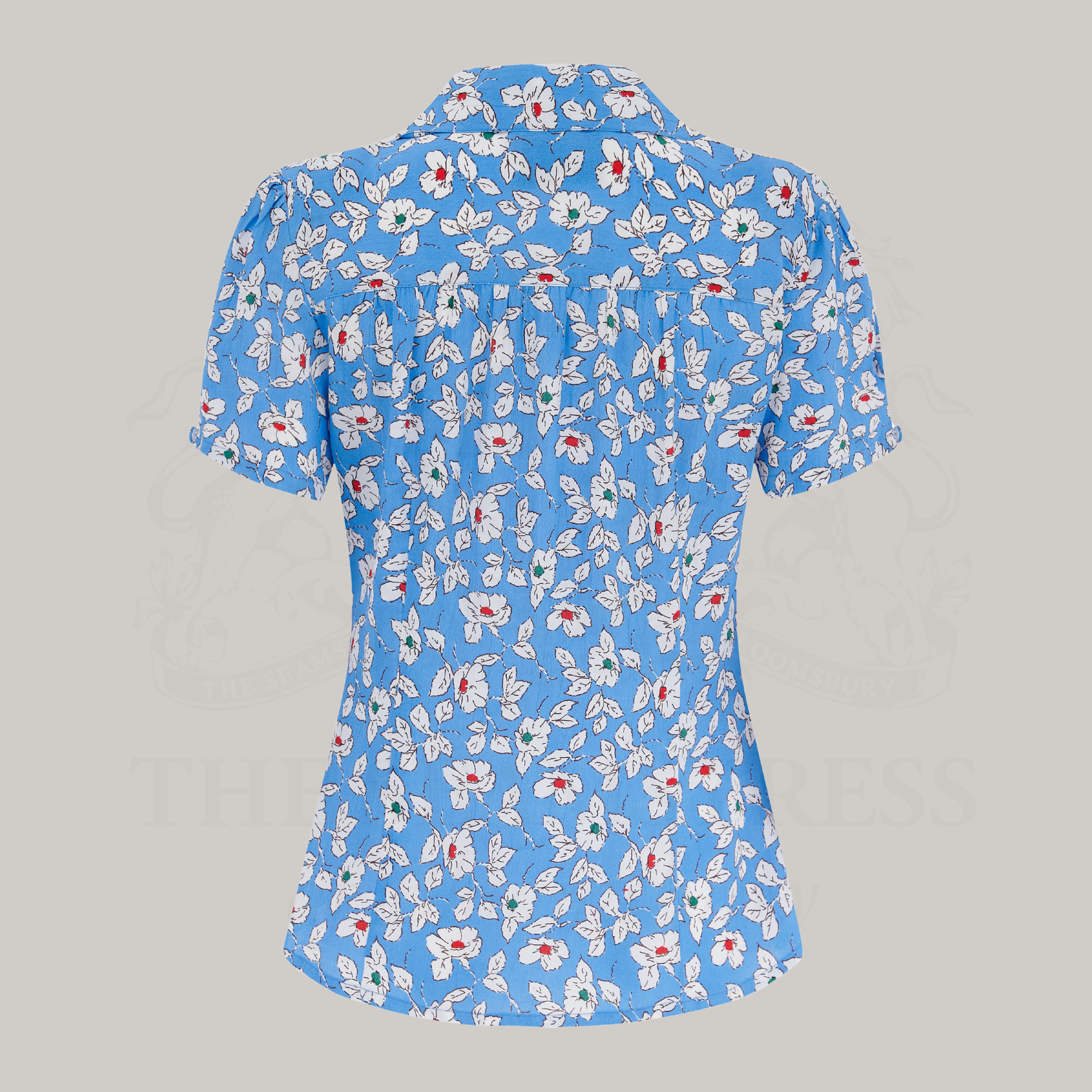 Grace Blouse in Palace Pansy