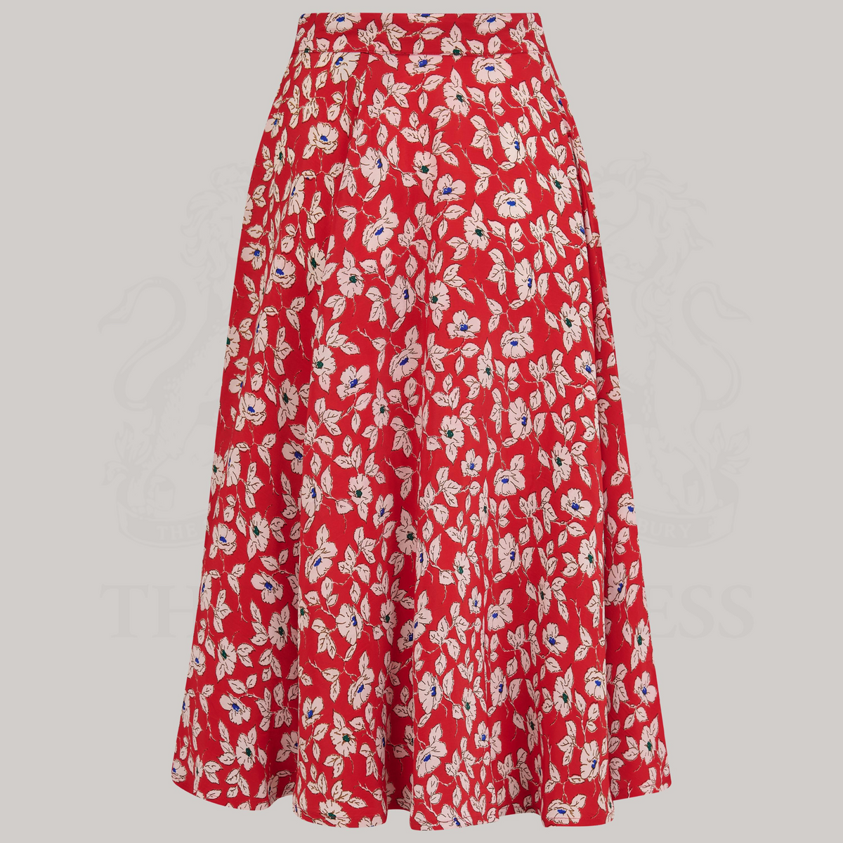 Isabelle Skirt in Pansy Print