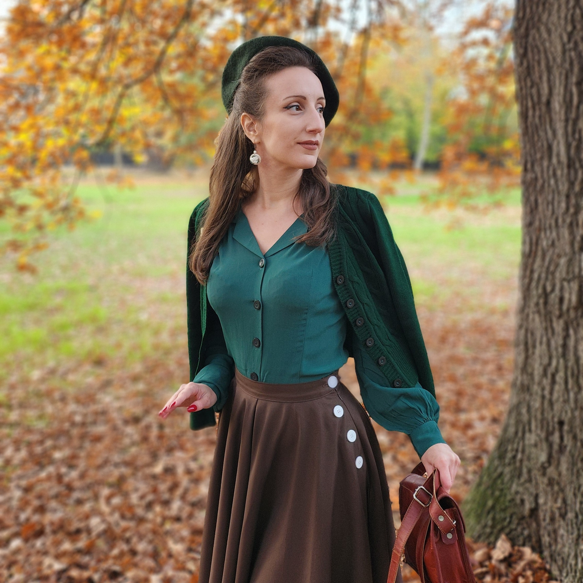 Poppy Blouse in Hampton Green