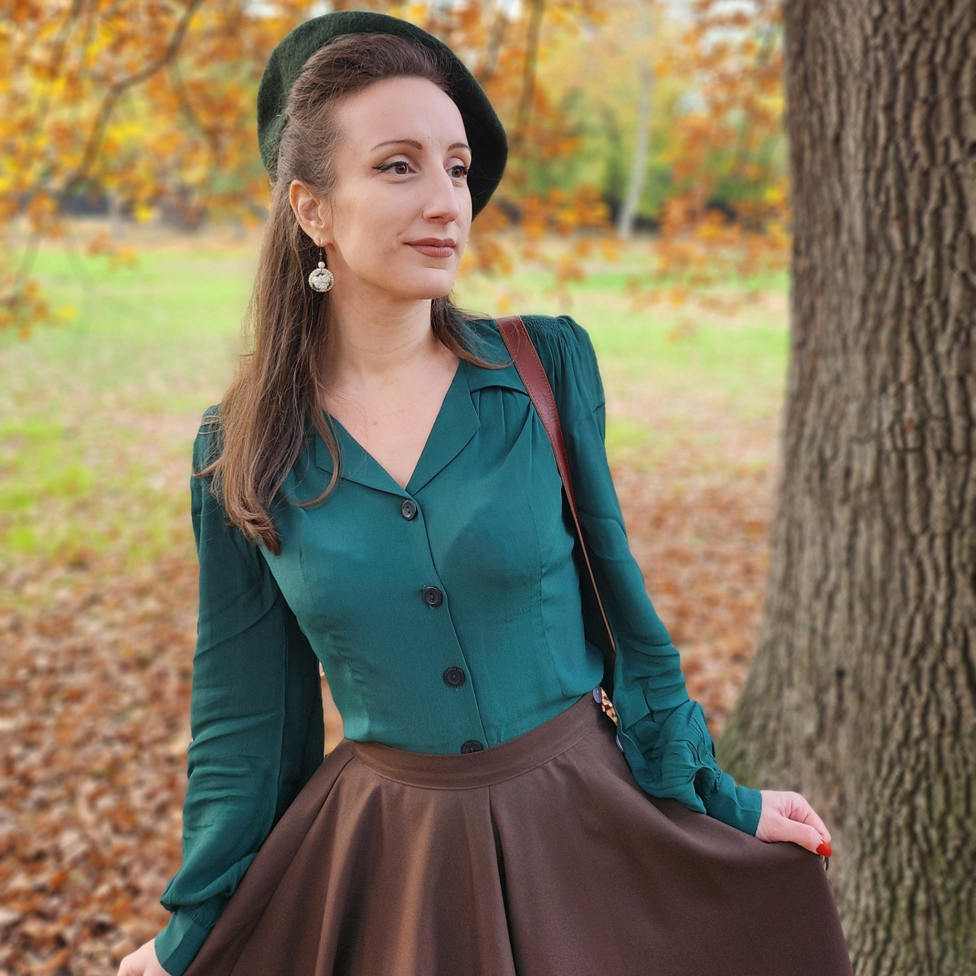 Poppy Blouse in Hampton Green