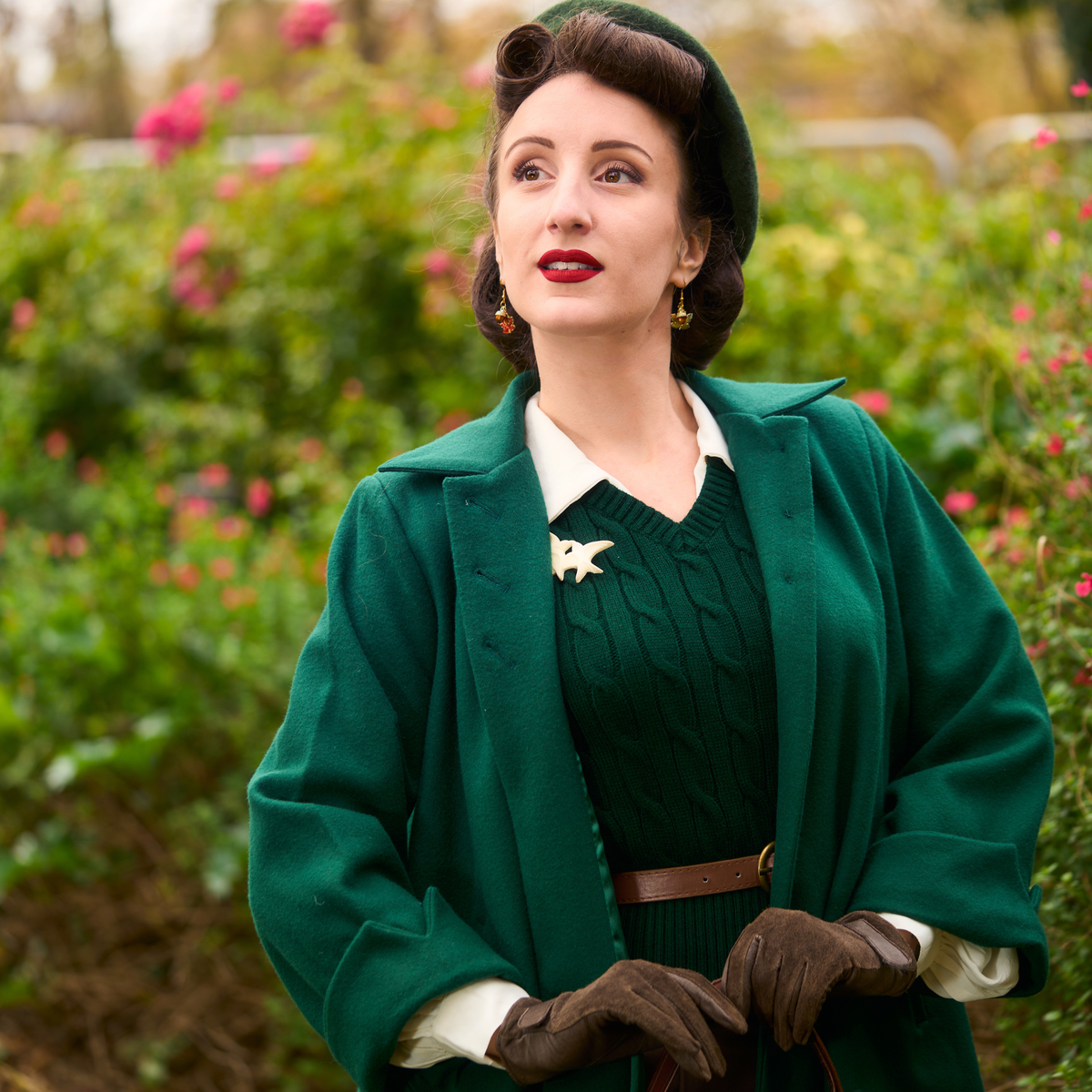 Swing Jacket in Green