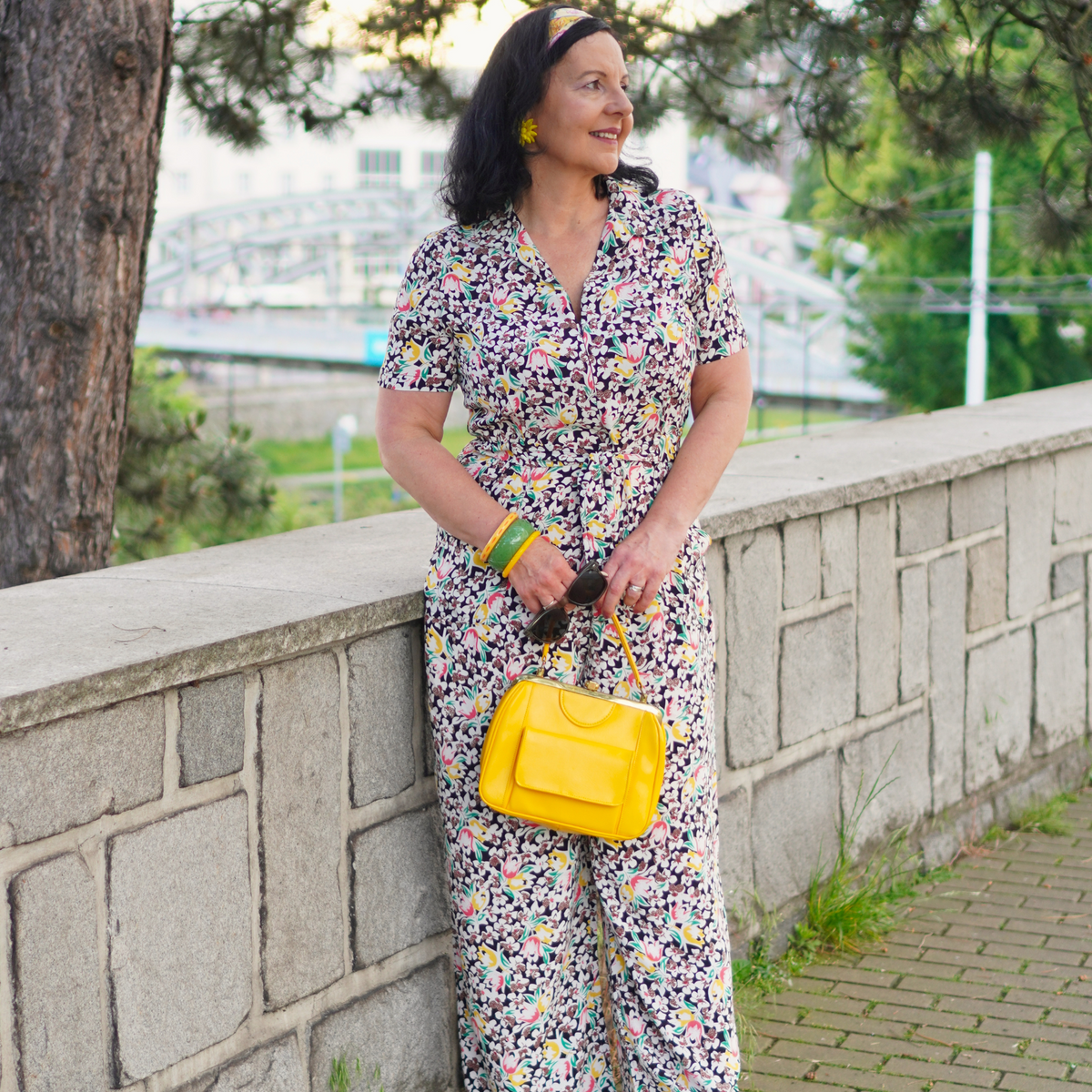 Lauren Siren Suit in Tulip Print