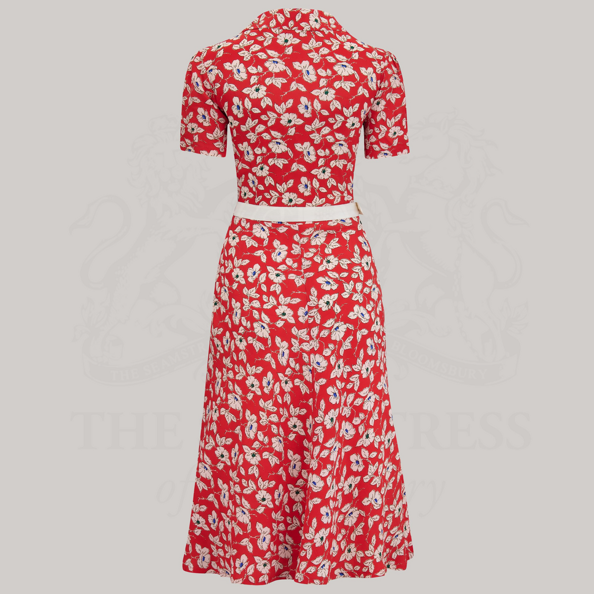 Lisa Shirtwaister Dress in Pansy Print