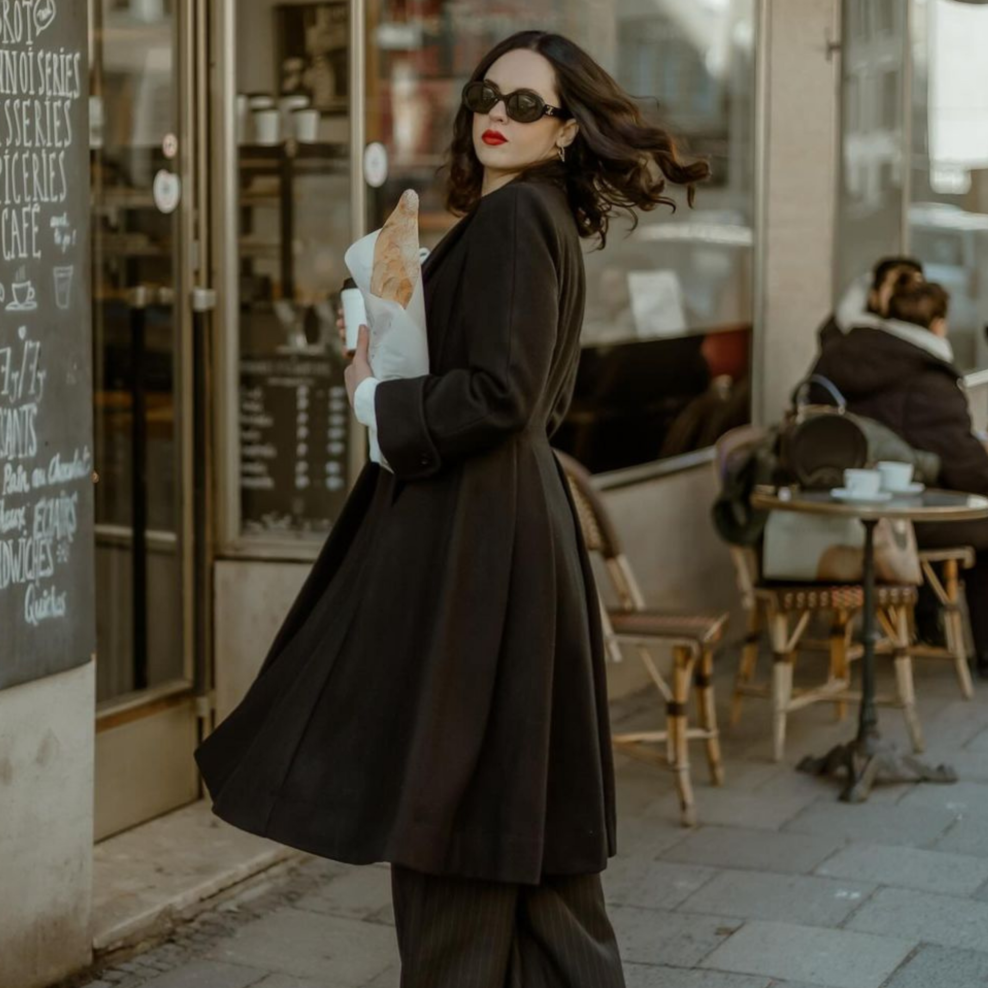 Elizabeth Coat in Black