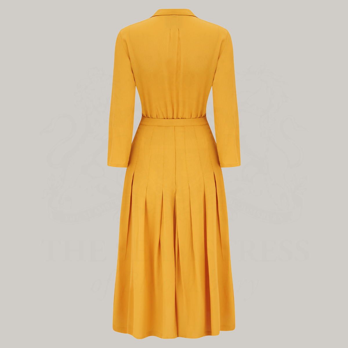 Lucille Shirtwaister Dress in Mustard