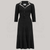Lisa-Mae Shirtwaister Dress in Liquorice Black