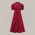 Lisa Shirtwaister Dress in Red Check Tartan