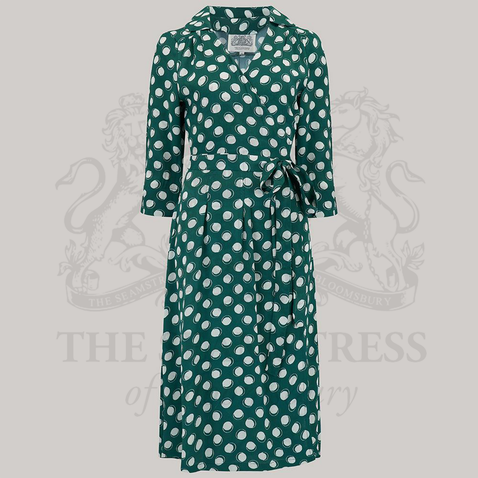Loretta Wrap Dress - theseamstressofbloomsbury