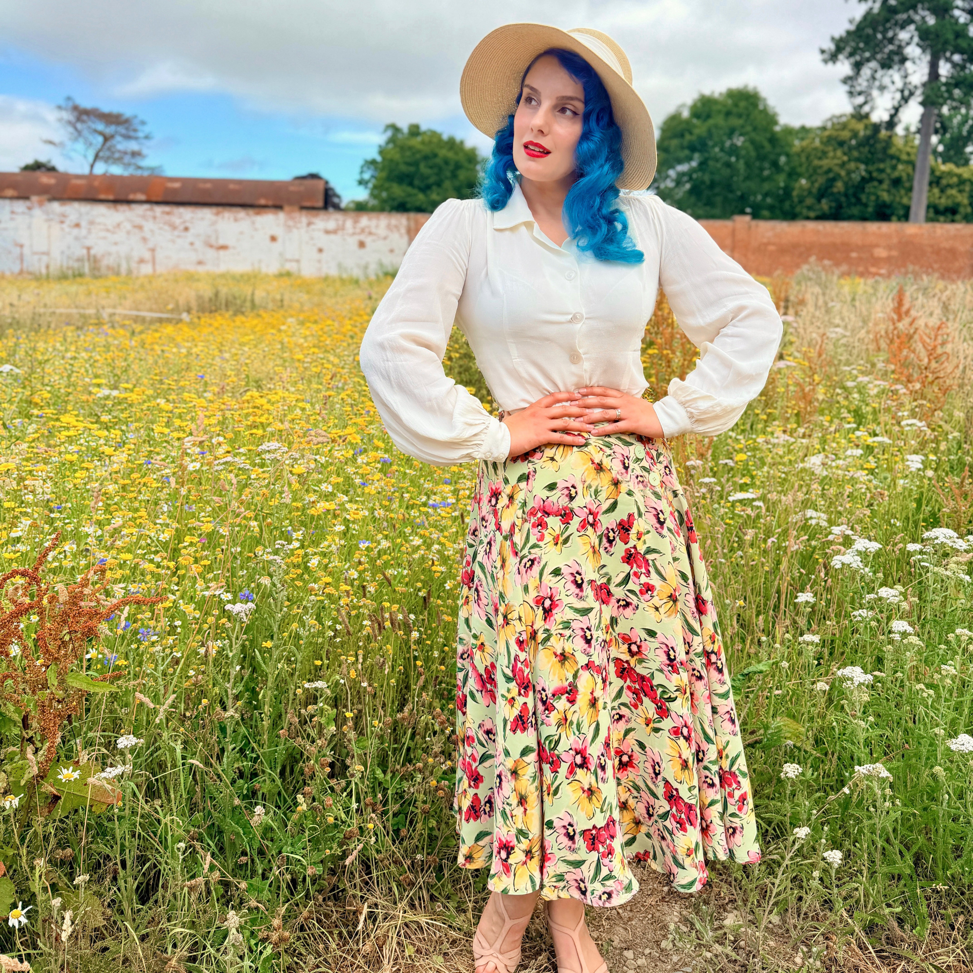 Isabelle Skirt in Wildflower