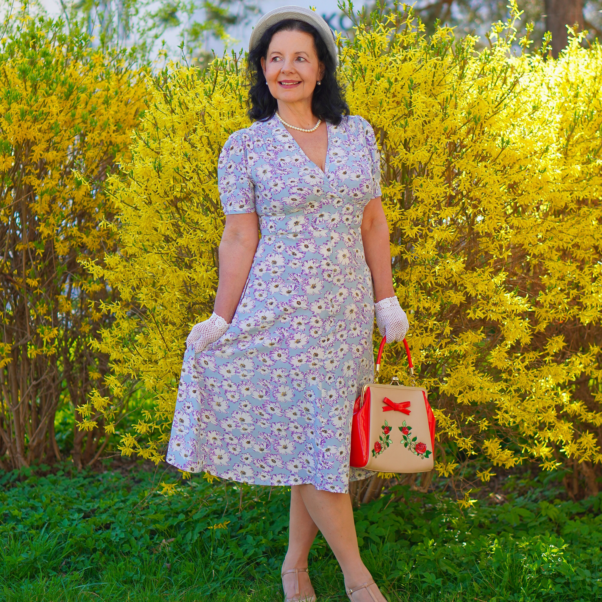 Dolores Dress in Lipstick Red