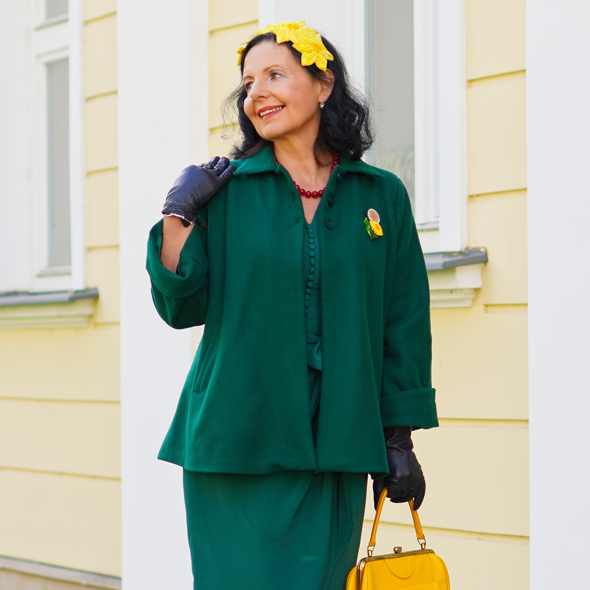 Swing Jacket in Green