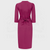 Mabel 3/4 Waterfall Dress in Mulberry