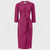 Mabel 3/4 Waterfall Dress in Mulberry