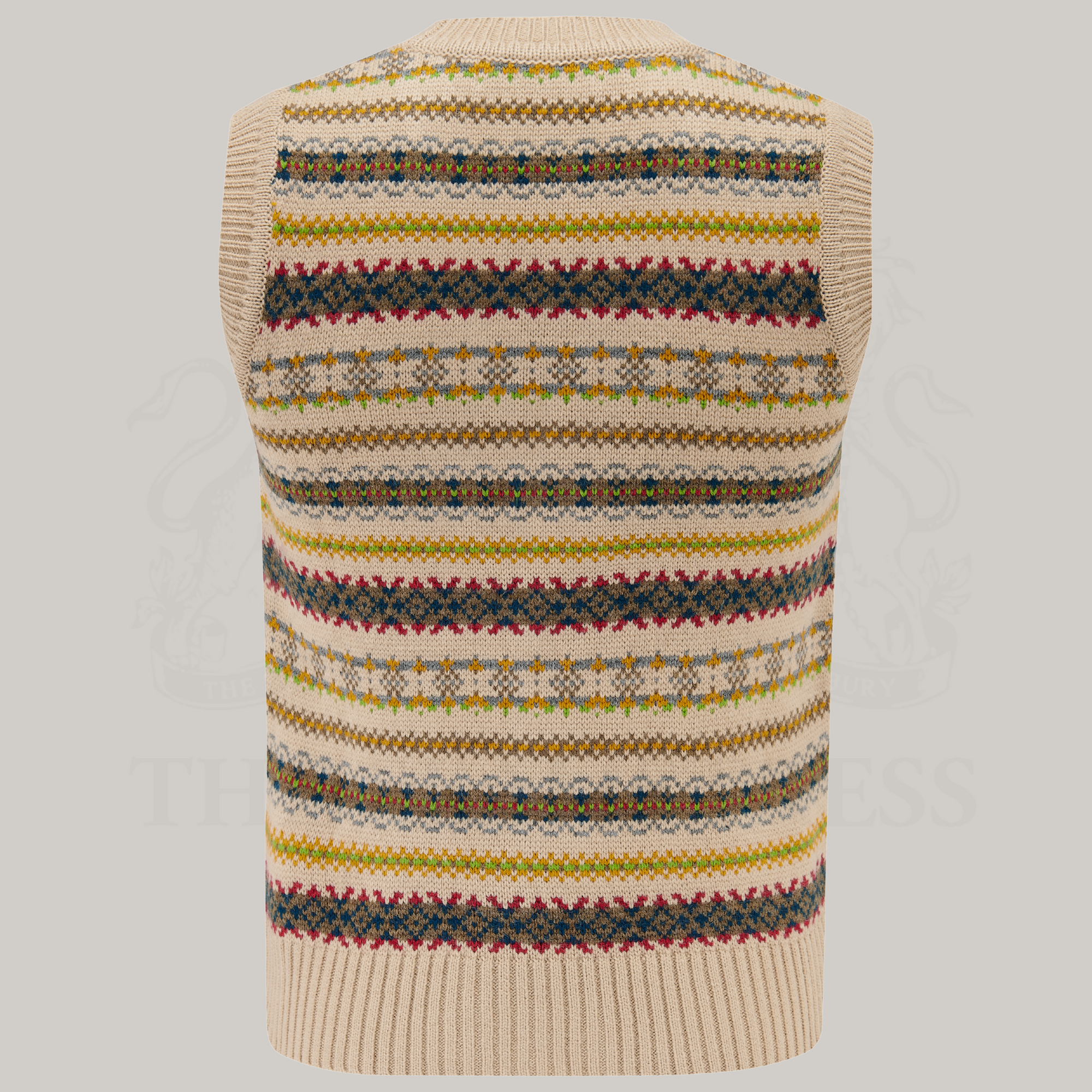 Men's Fair Isle Knitted Waistcoat