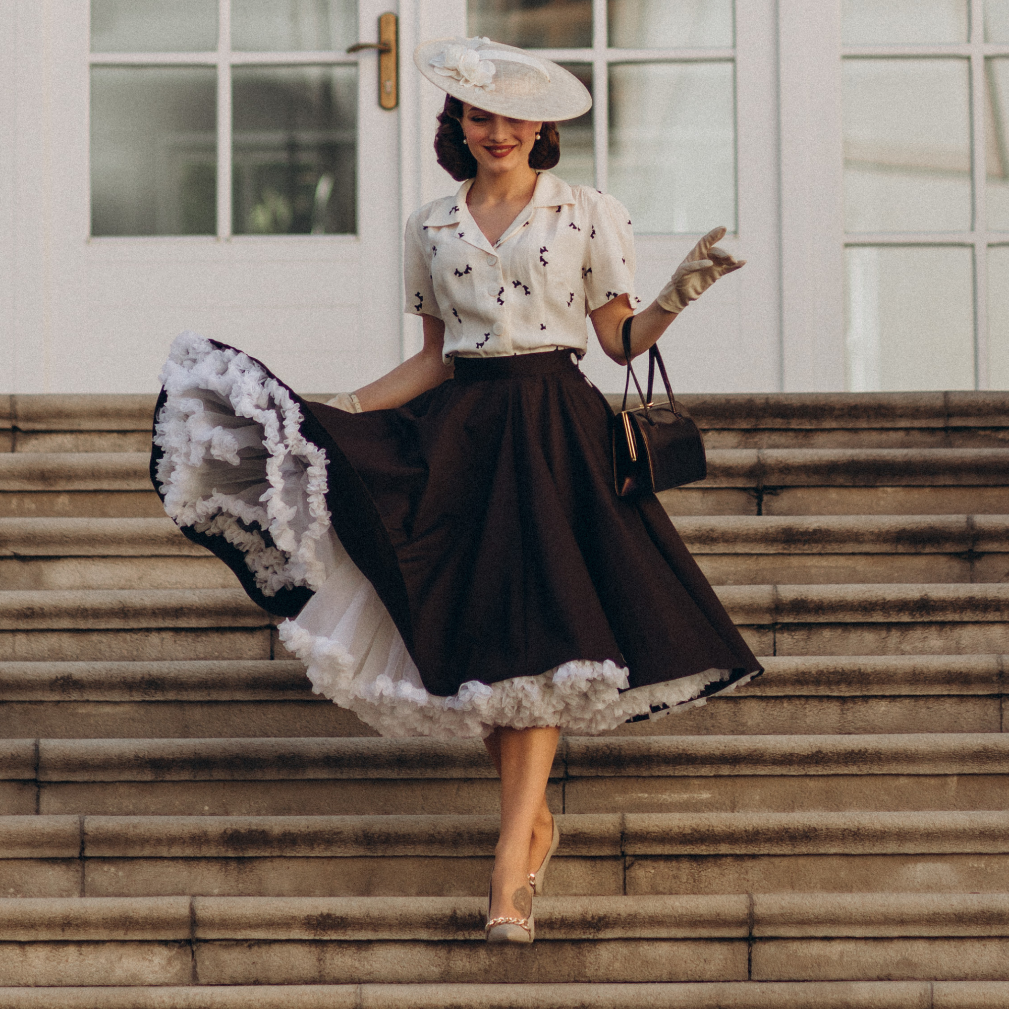 Sylvia Skirt in Brown