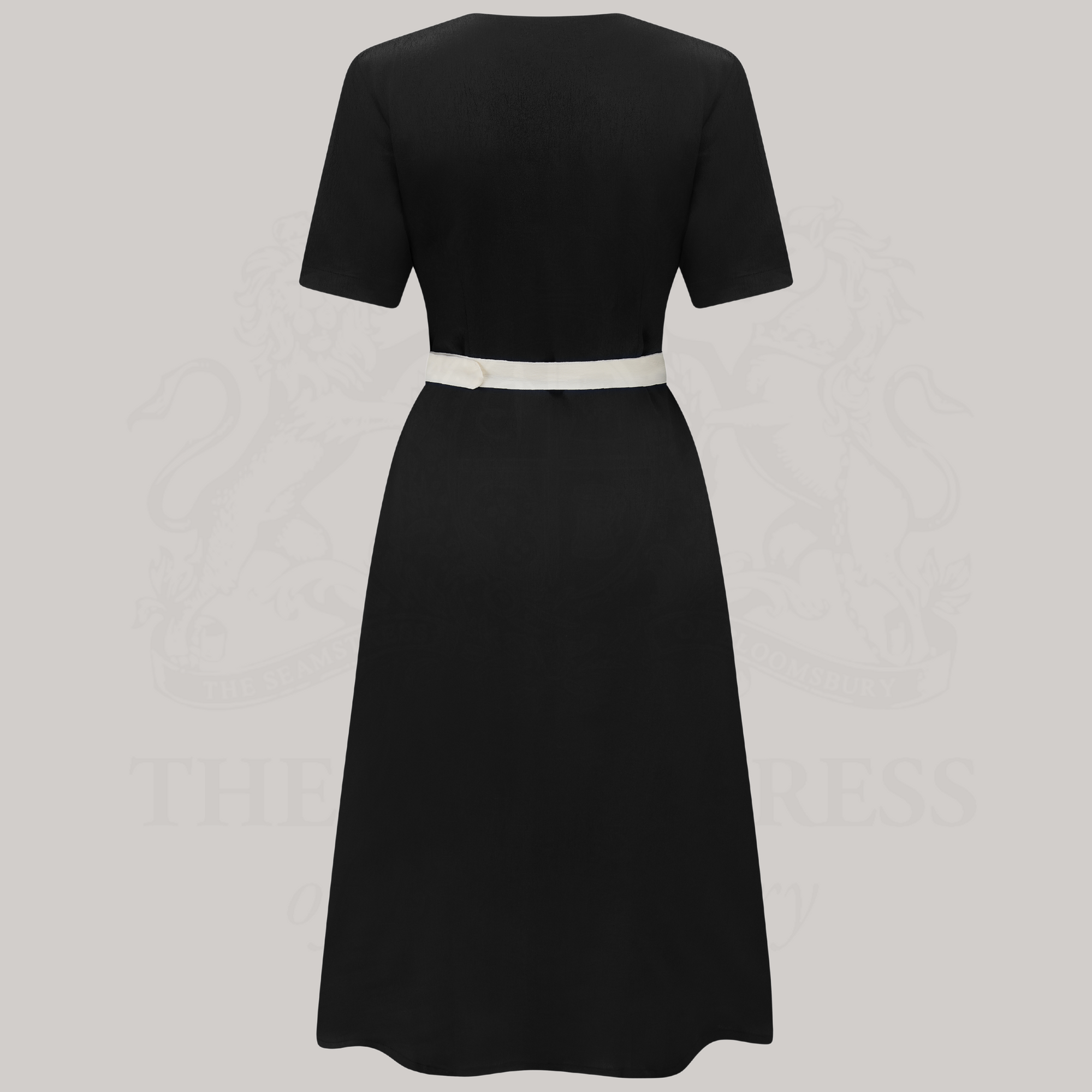 Olivia Dress in Liquorice Black