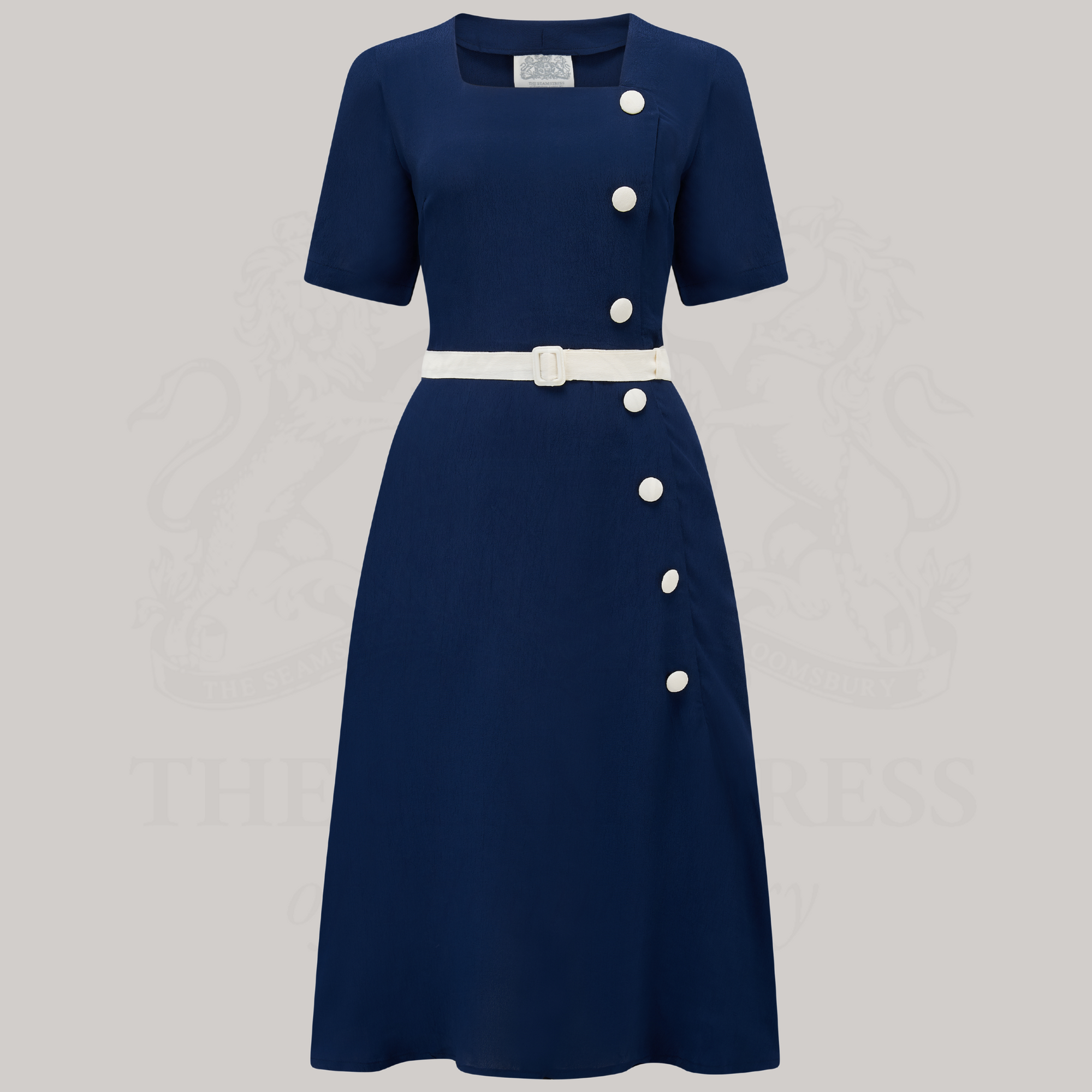 Olivia Dress in French Navy