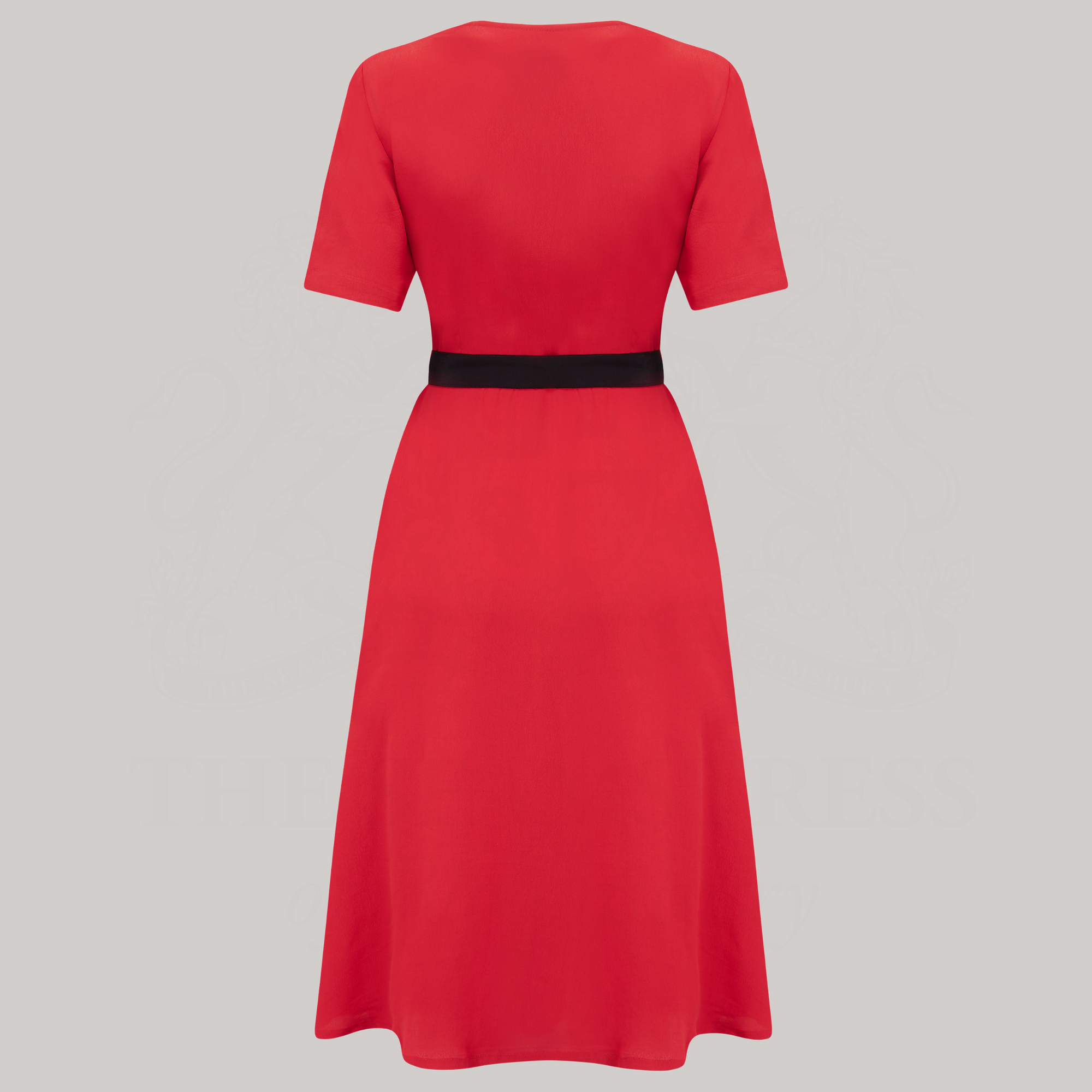 Olivia Dress in Lipstick Red