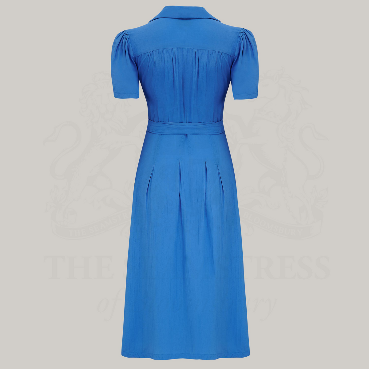 Peggy Wrap Dress in Palace Blue