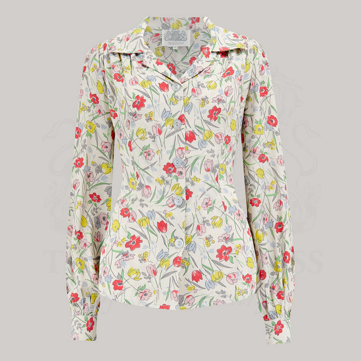 Poppy Blouse in Poppy Print