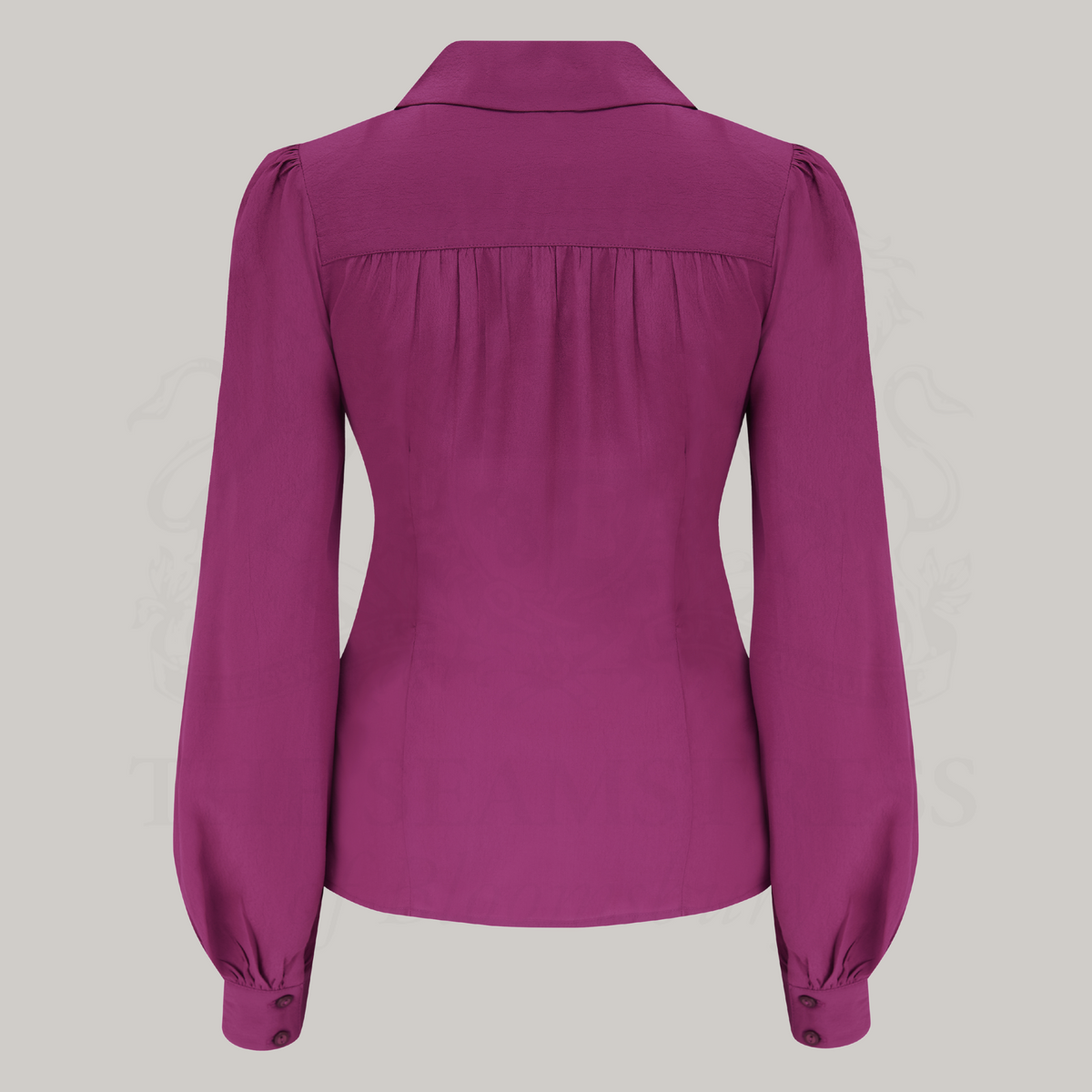 Poppy Blouse in Mulberry