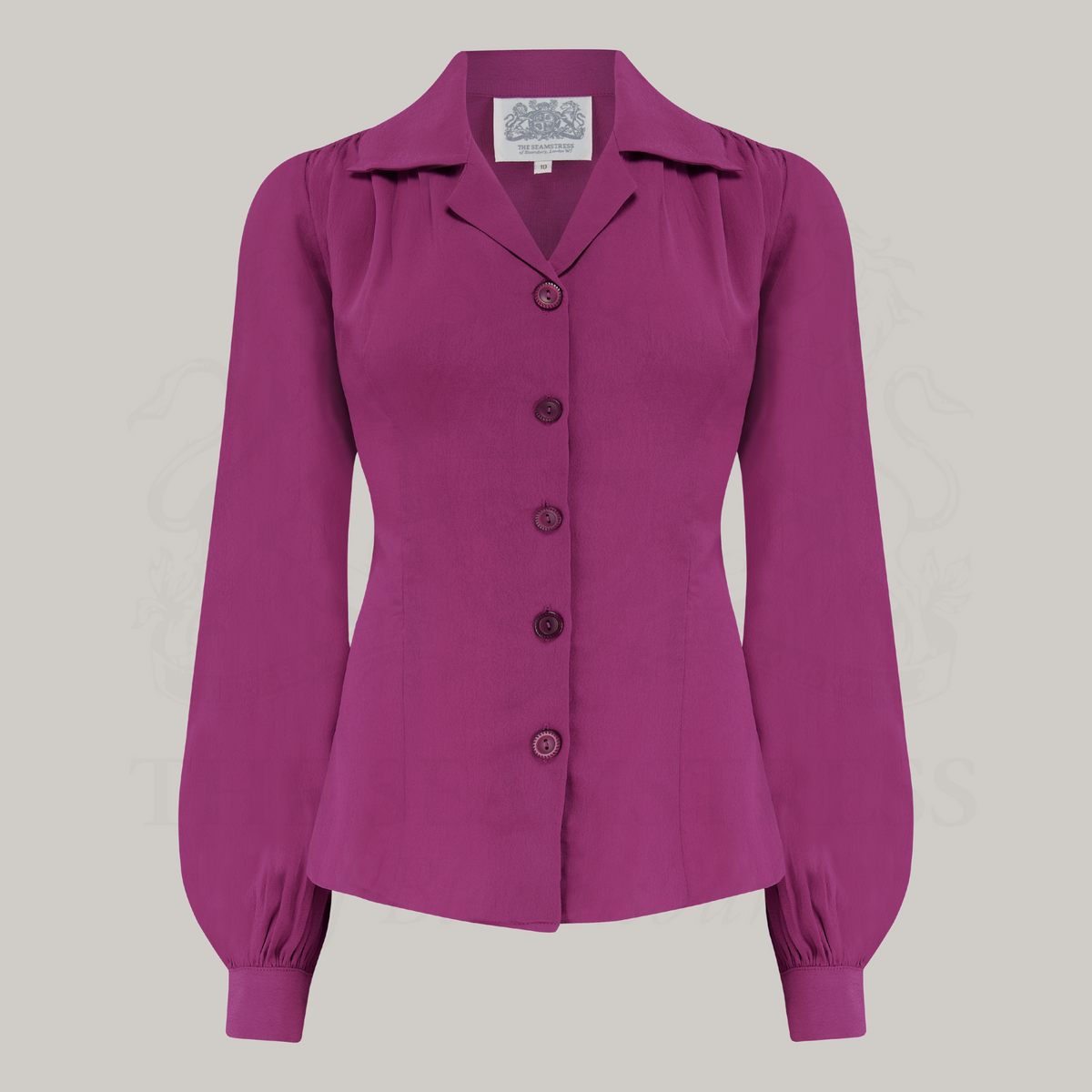 Poppy Blouse in Mulberry