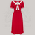 Patti Sailor Dress in Lipstick Red