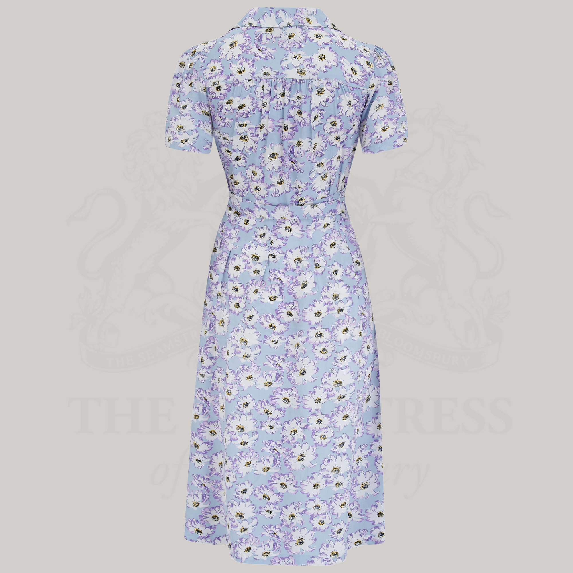 Peggy Wrap Dress in Daisy Print