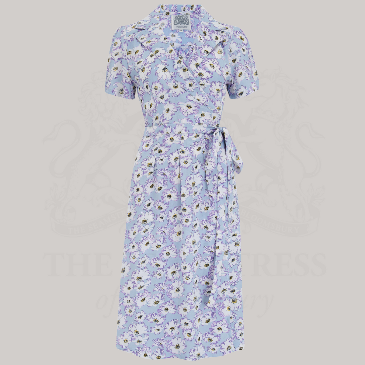 Peggy Wrap Dress in Daisy Print