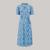 Peggy Wrap Dress in Palace Pansy