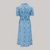 Peggy Wrap Dress in Palace Pansy