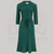 Polly CC41 Dress in Green Ditzy Dot