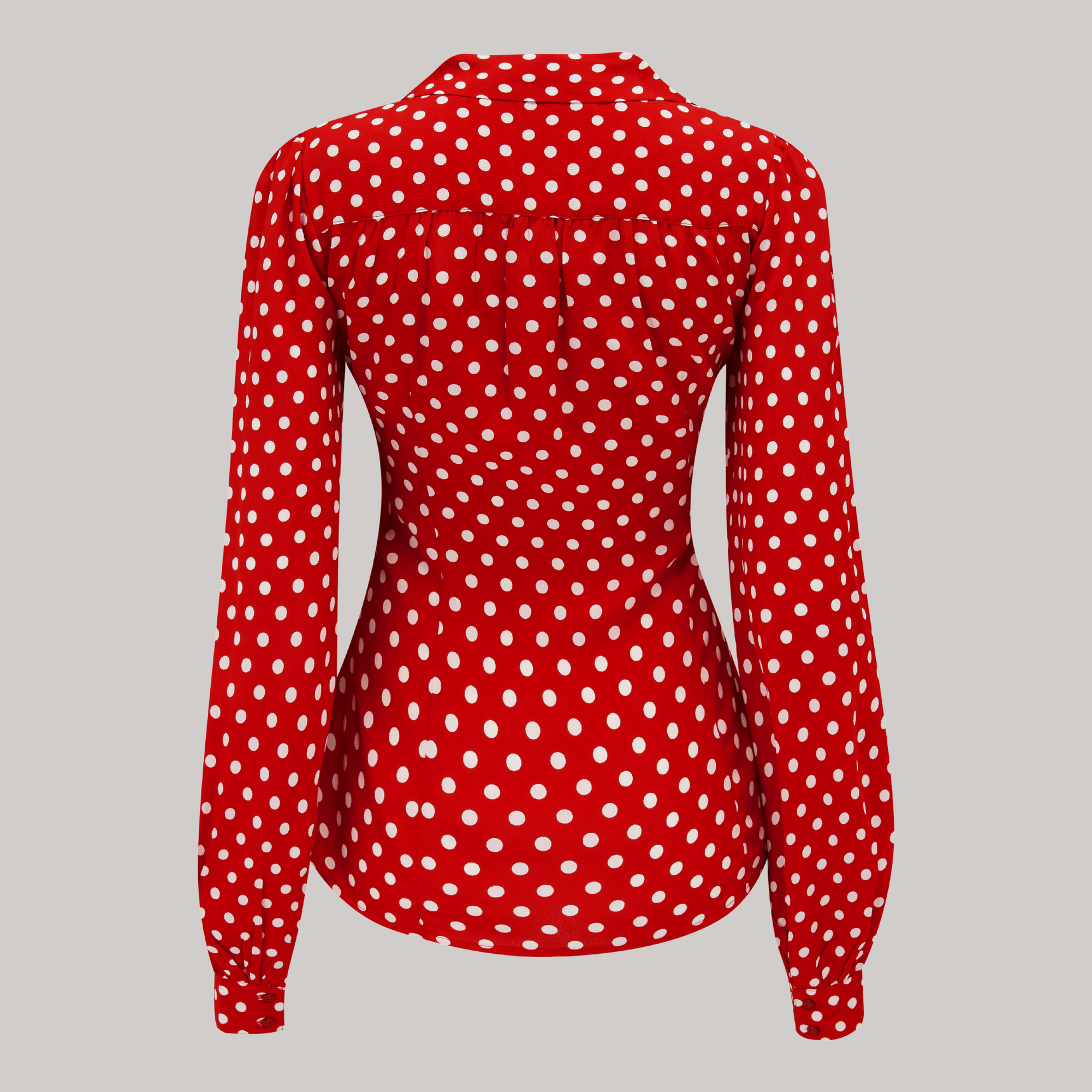 Poppy Blouse in Red Polka