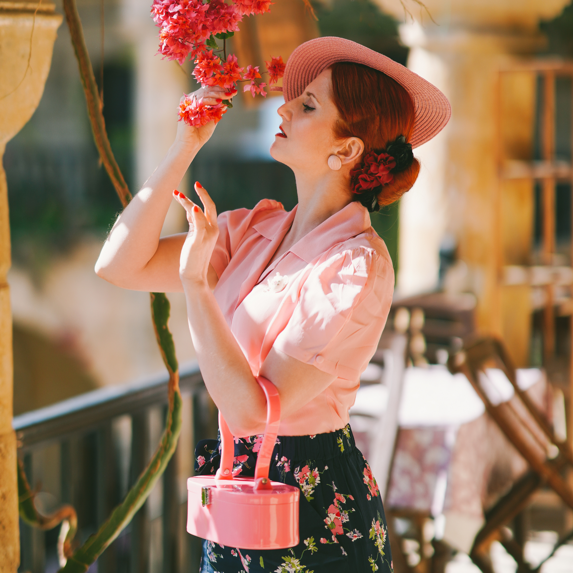Grace Blouse in Blossom Pink
