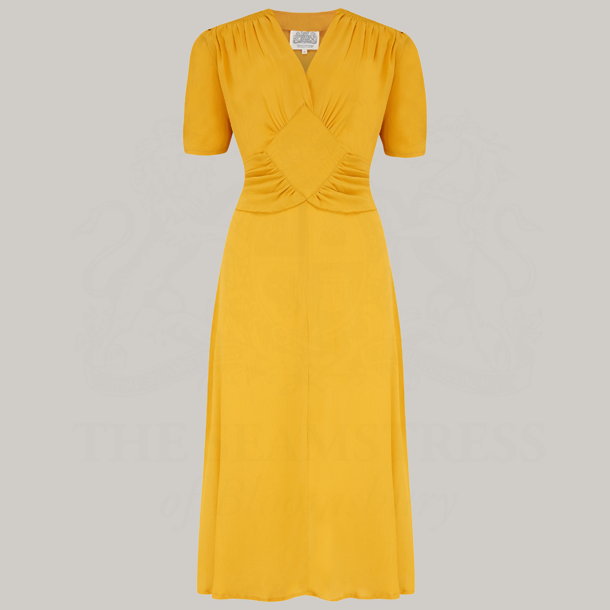 Ruby Dress in Mustard