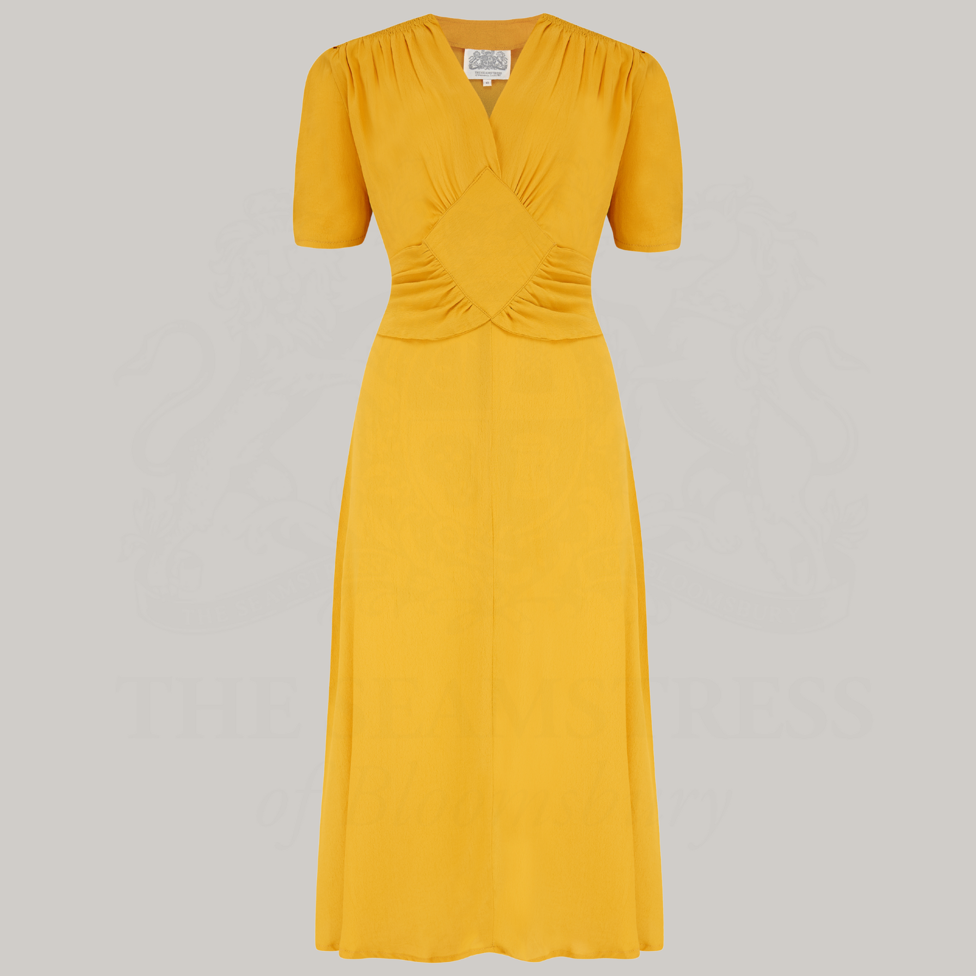 Ruby Dress in Mustard