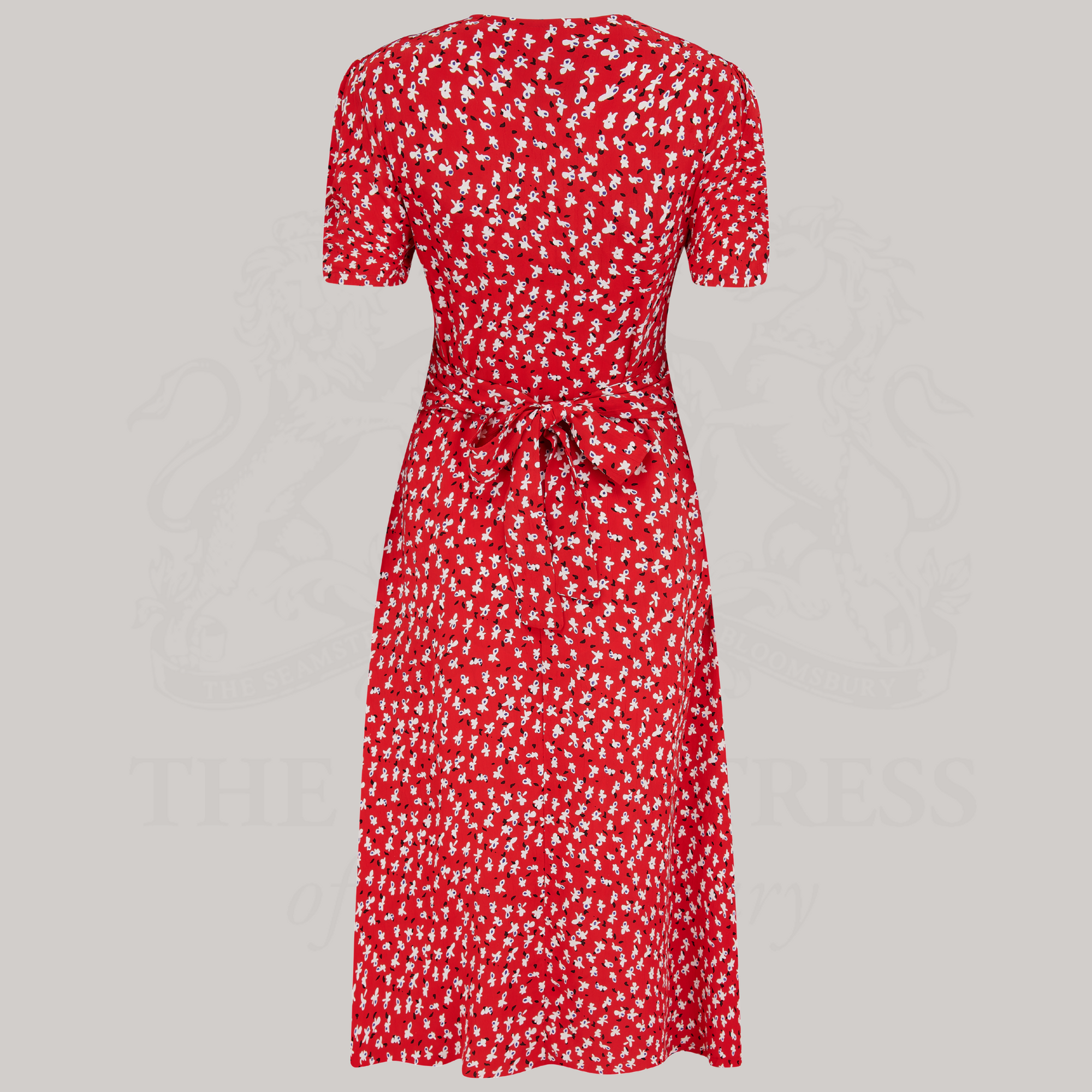 Ruby Dress in Red Clove