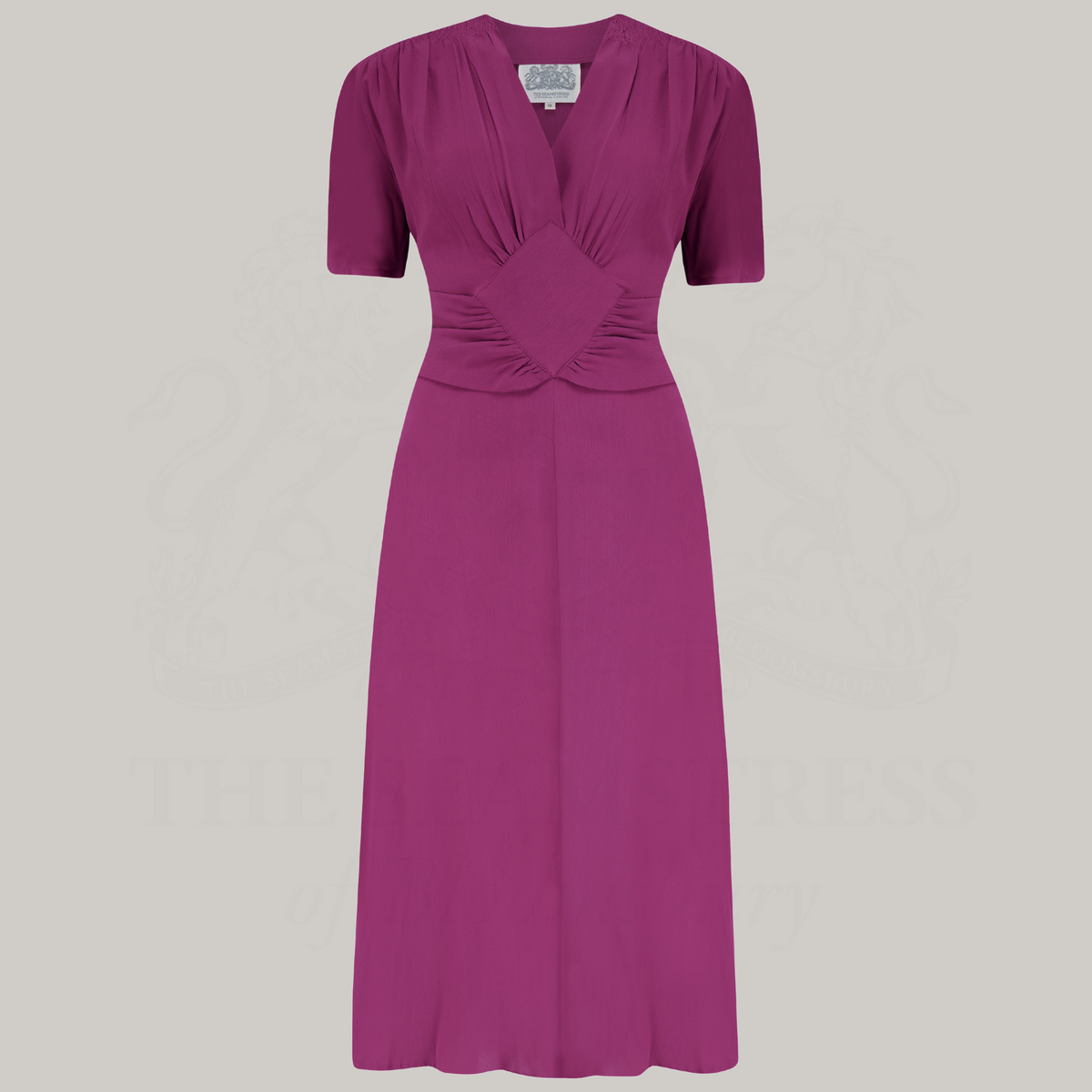 Ruby Dress in Mulberry