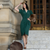 Mabel Waterfall Dress in Hampton Green