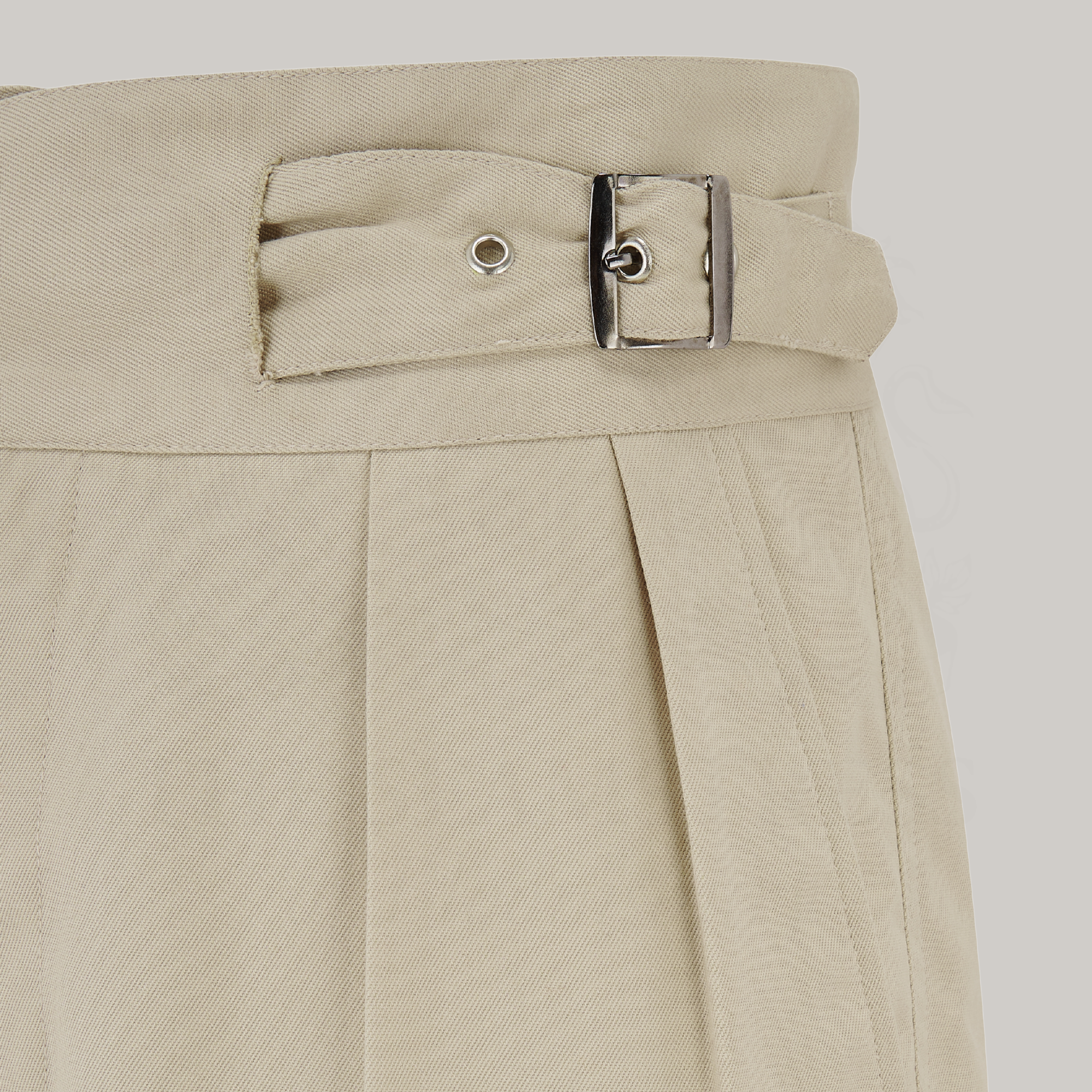 Men's 1940s Gurkha Shorts in Stone