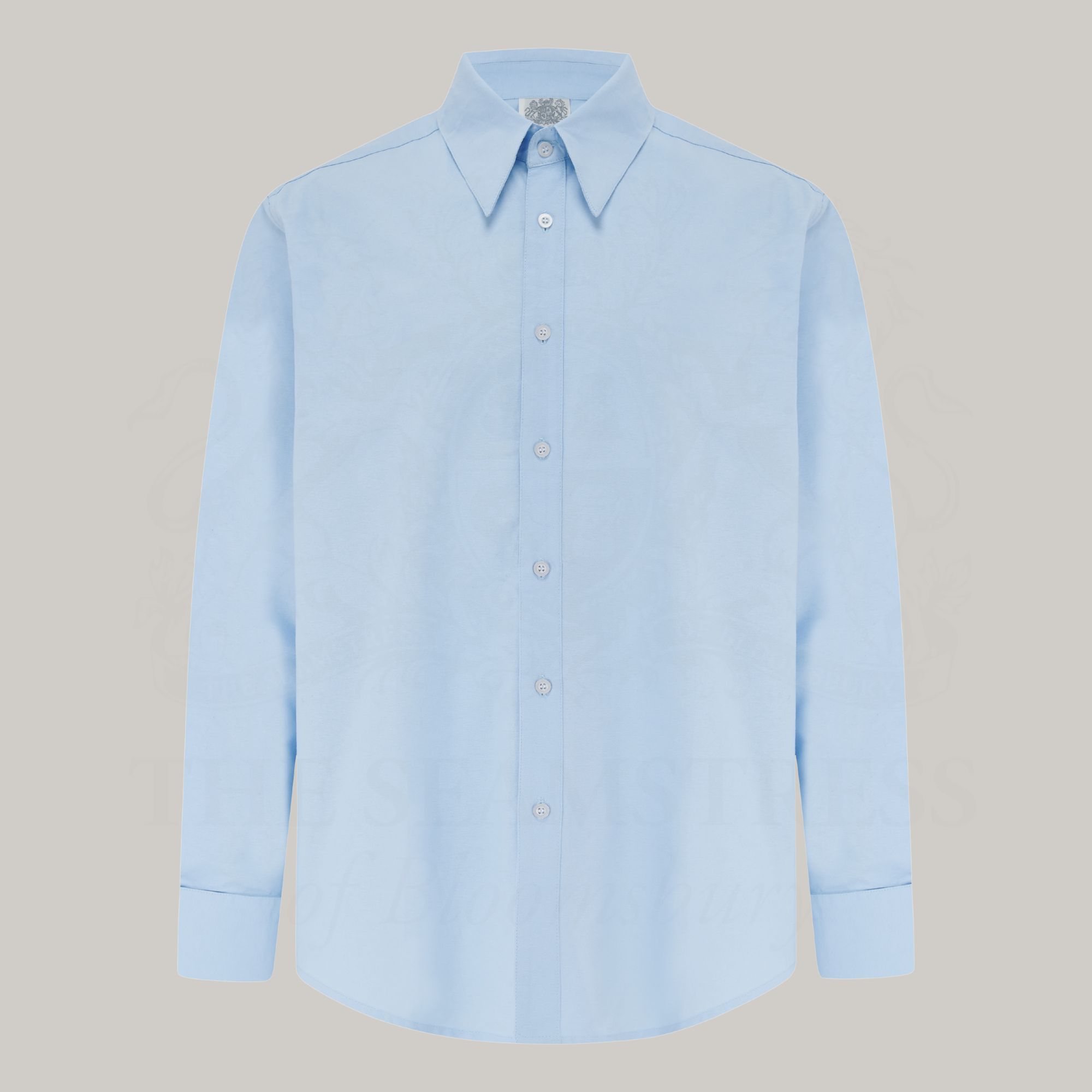 Blue Spearpoint Collar Shirt