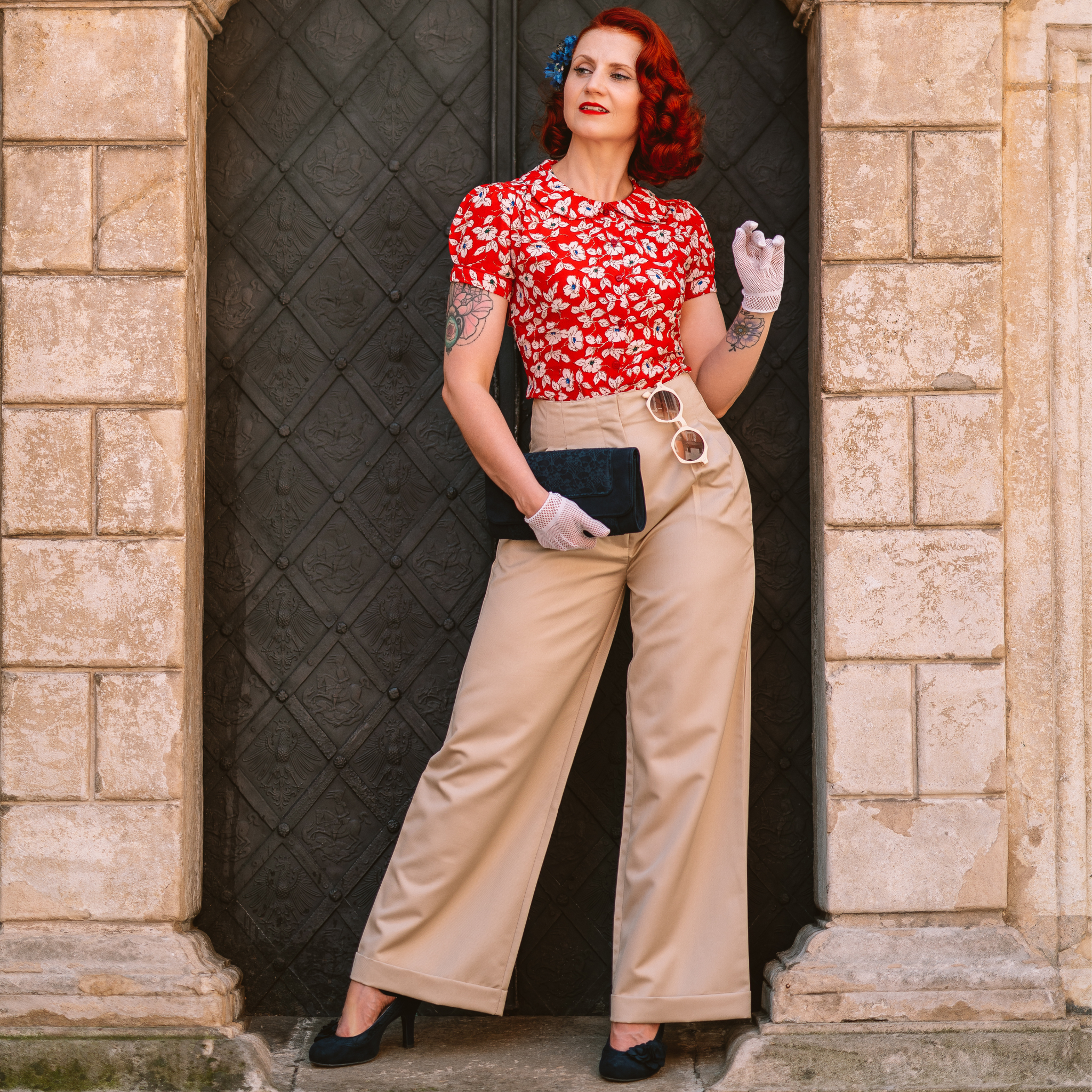 1940s Retro Attire Pants 1950s Fashion 1940s Style Jeans 1950s