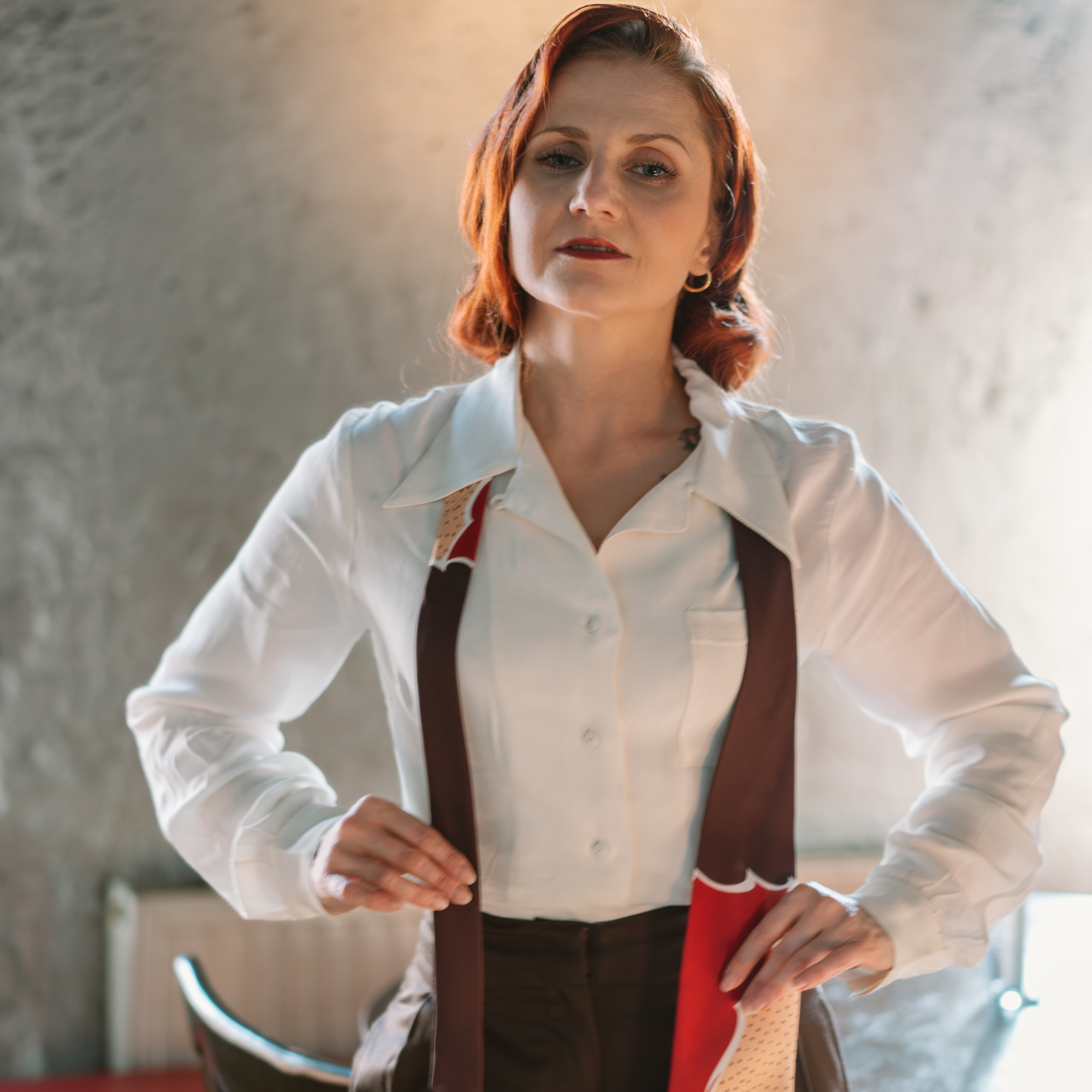 Jacqui Blouse in Cream